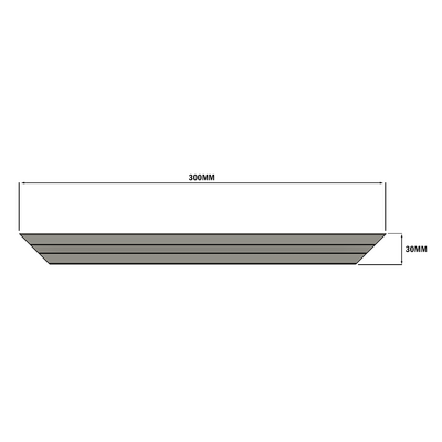 40-33030-3 MODULAR SOLUTIONS PROFILE<BR>30 SERIES 30MM X 30MM DIAGONAL BRACE CUT AT A 45 DEG ANGLE, 300MM